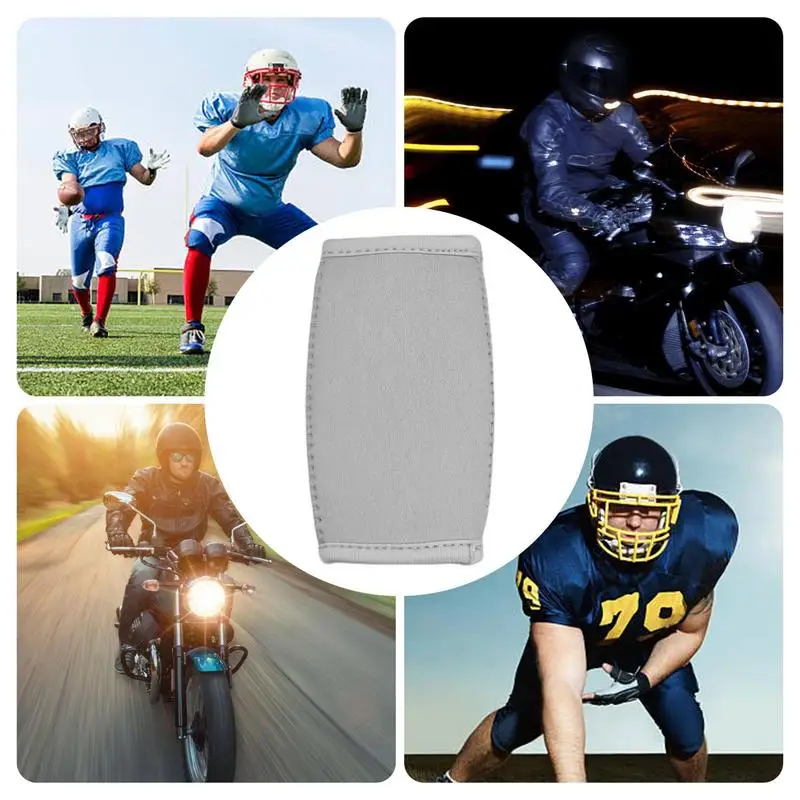 Football Chin Strap Pad Straps Padding Replacement Cushion Comfortable Soft Men's Chin Strap Pad Nylon Cover Hat