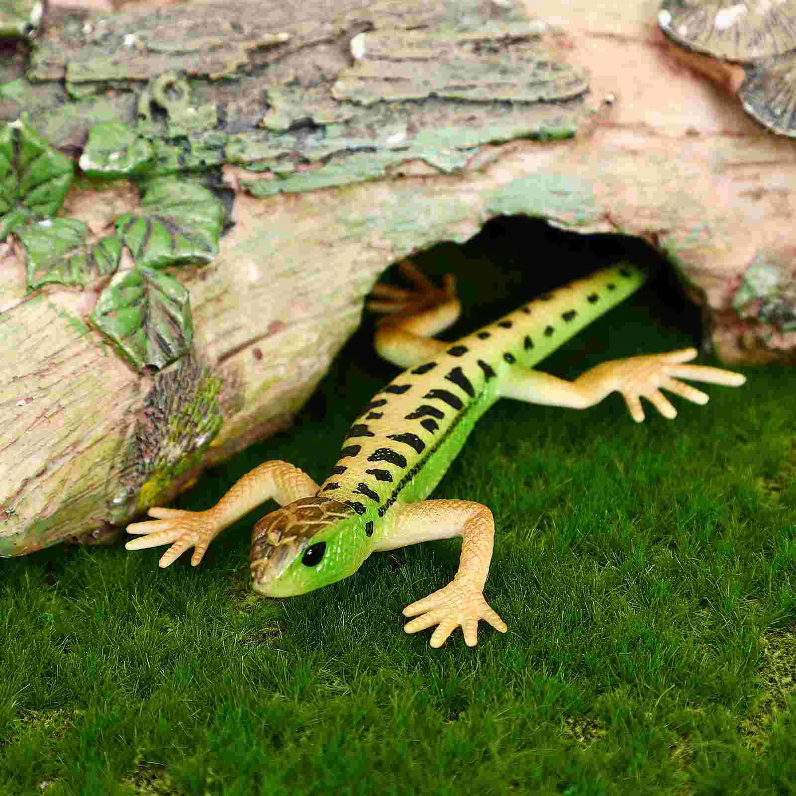 Mini Life Like Gecko Tricky Toys Plastic Lizard Fake Lizards Kids Educational Playthings Animal Recognizing Early Education