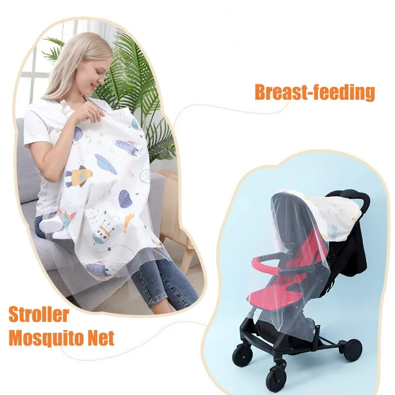 Breastfeeding Cover Nursing Towel Mom Breastfeeding Towel Mother Outing Feeding Nursing Covers Breathable Cotton Nursing Cloth Baby Feeding Cover Cape Pad