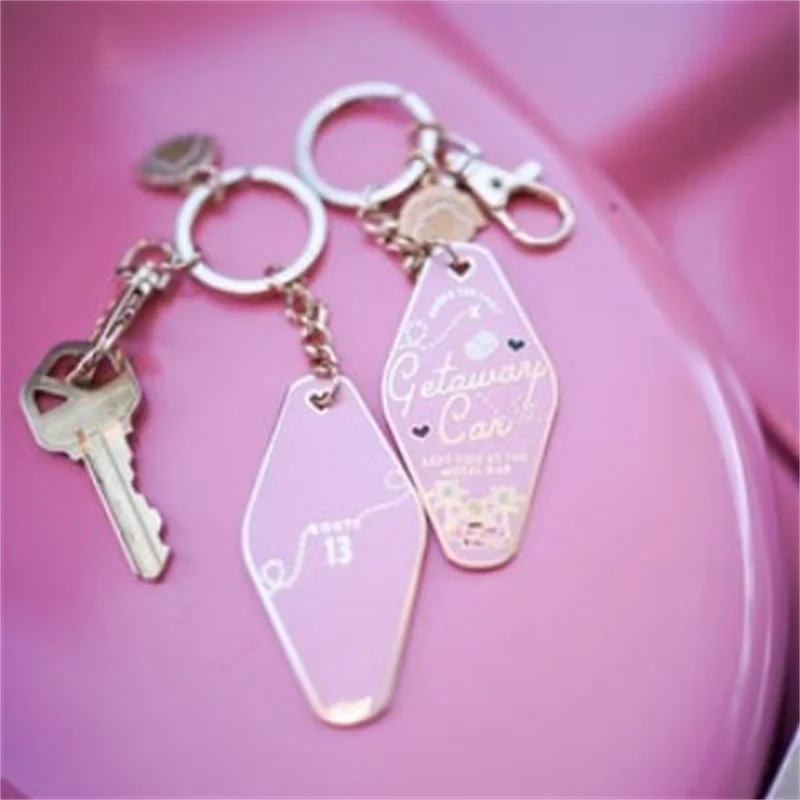 New Taylor Swift Motel escape metal key chain