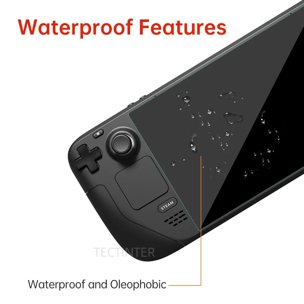 Screen Protector for Steam Deck OLED - Anti-Scratch Clear Tempered Glass