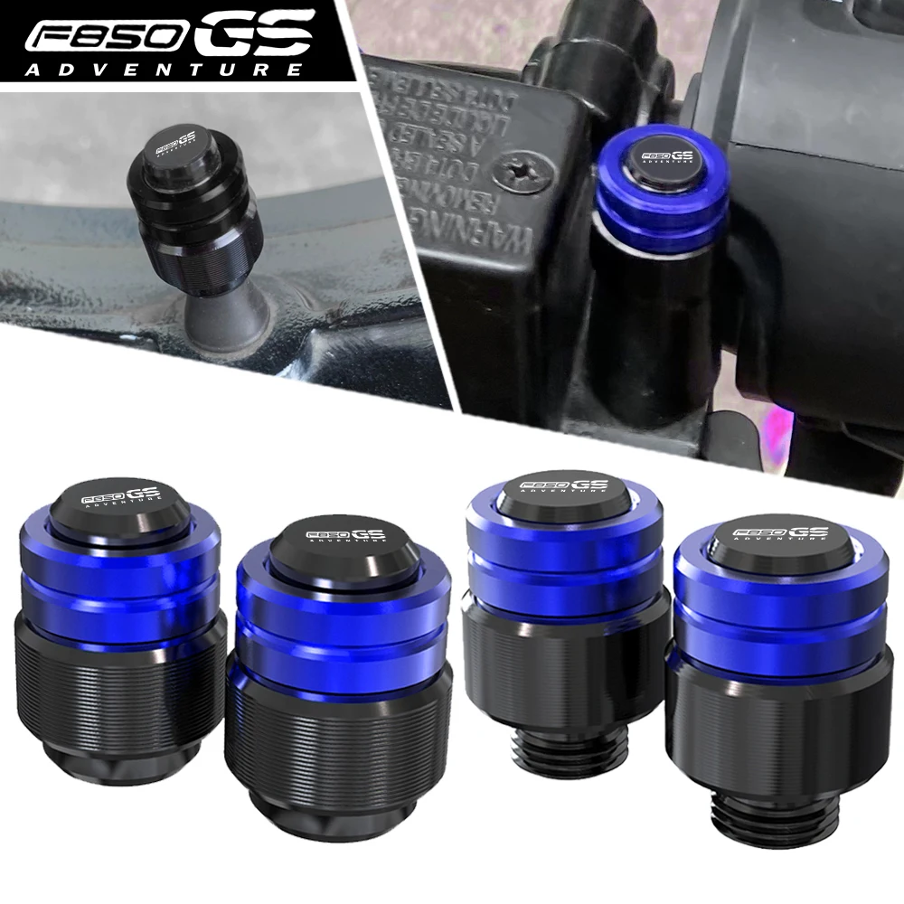 

For BMW F850GS ADV F850 GS Adventure 2017-2023 2022 Motorcycle Rearview Mirror Plug Hole Screw Cap & Tire Valve Stem Caps Cover