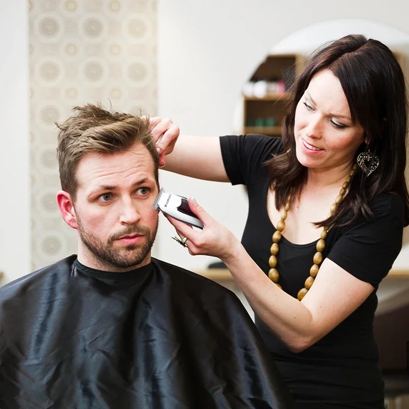 Kemei KM-9163 USB Rechargeable Professional Men Hair Trimmer Electric Low Noise Cordless Haircut Machine