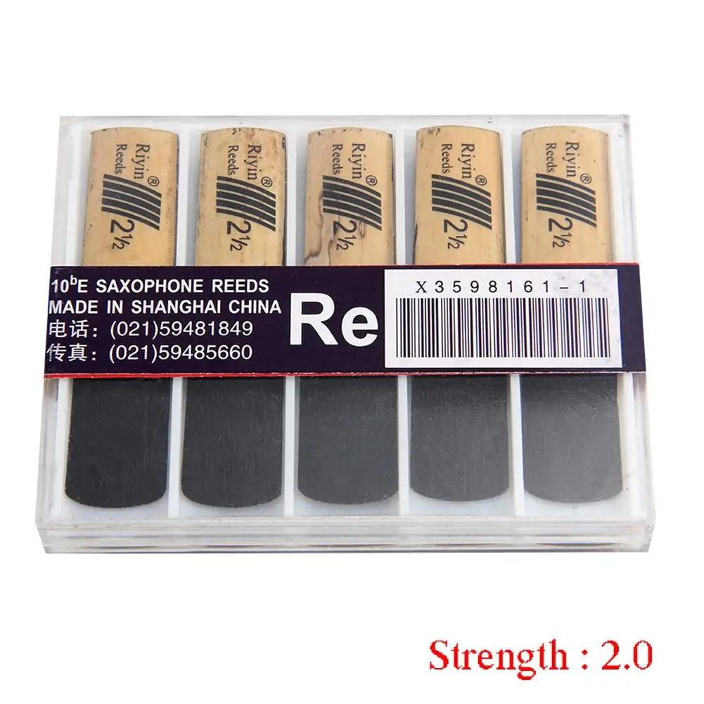 Clarinet and Saxophone Accessories 10pcs Clarinet Reeds Set Strength 1.5/2.0/2.5/3.0/3.5/4.0 Wind Instrument Reed