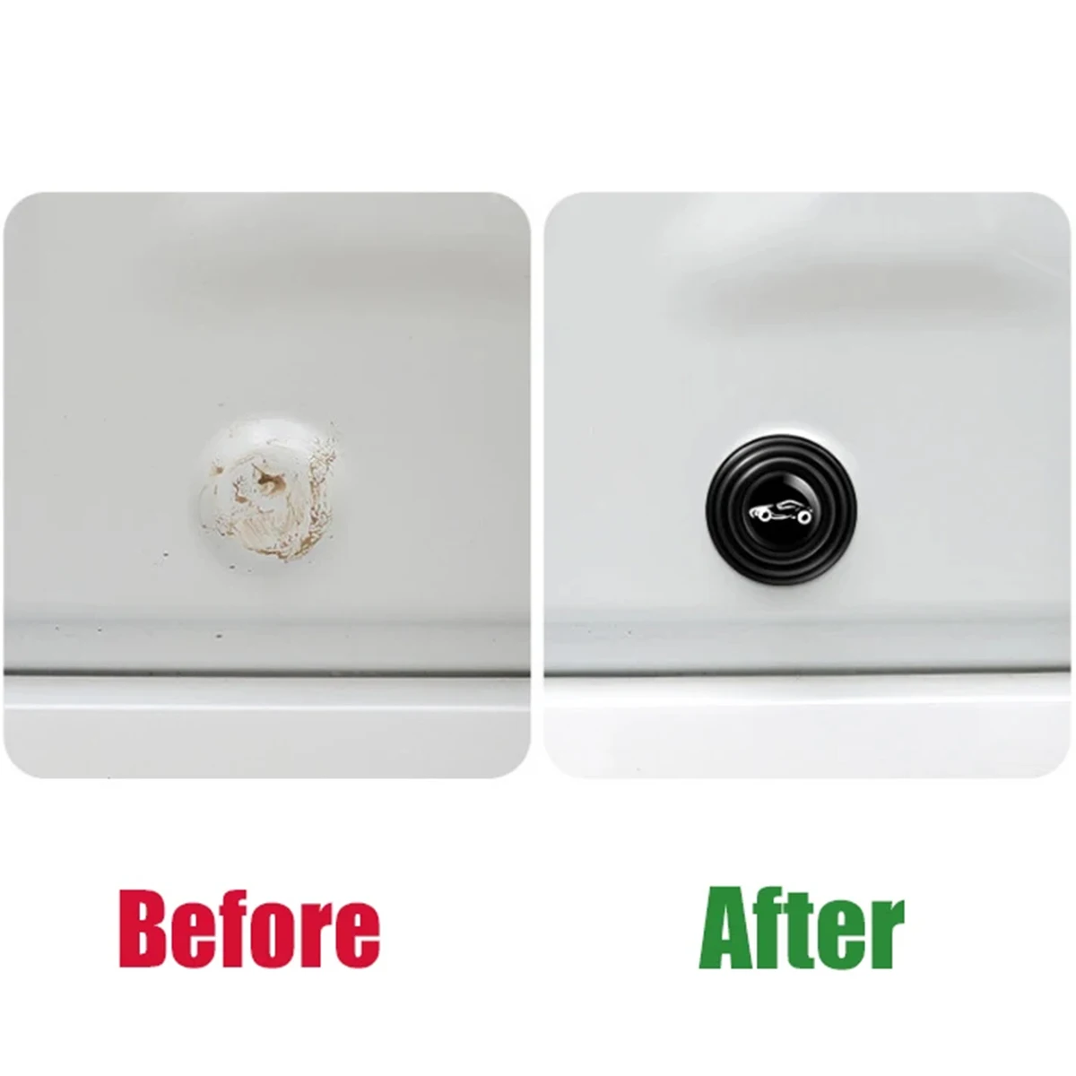 20pcs Silicone Car Door Pads Shock-Absorbing Silent Mat Anti-collision Protector Stickers Buffer Gasket Auto Accessory