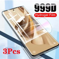 Premium Hydrogel Screen Protector Set - Pack of 3 - 3Pcs (OPPO Reno 5 Pro 5G)