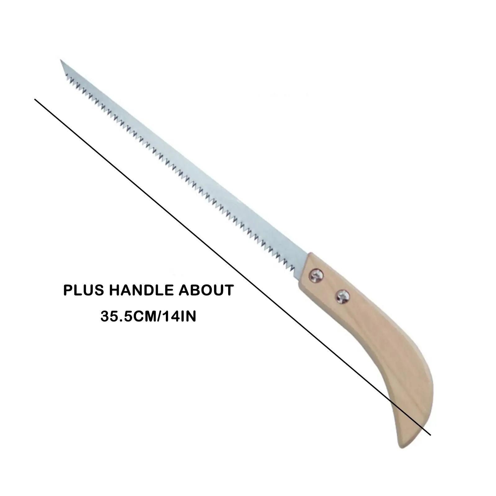 Outdoor Portable Hand Saw Ice Cutting Saw Mini Ice Cube Cutting Tool With Wooden Handle Household Garden Multi-Function