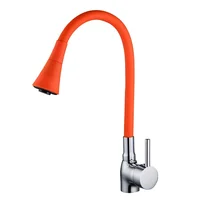 GEGVE Kitchen Faucet Rotate Spring Rubber Deformation Faucets Mixer Tap Hot Cold Water Iron To Sink Into The Kitchen with Filter 6