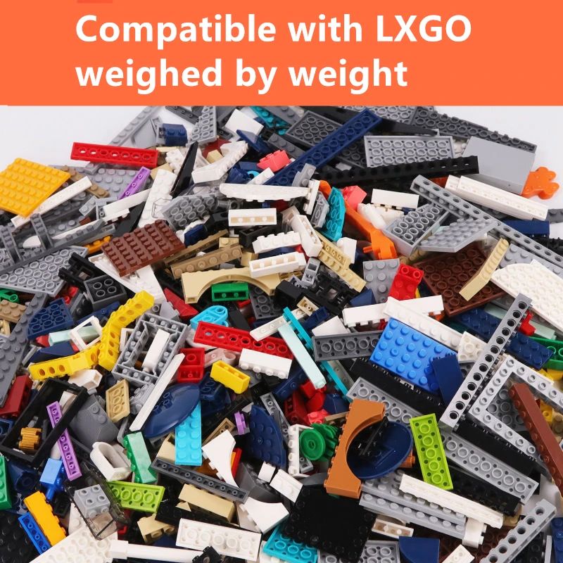 1500g DIY MOC Random Assembly Building Blocks Bulk Basic Parts