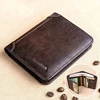 Men's Wallet Anti-theft Brush Ultra-thin Head Layer Cowhide Korean Version Short Genuine Leather Money Clip Vintage Daily Match 4