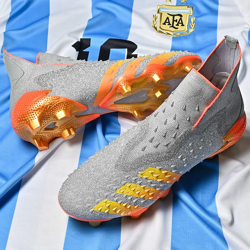 Football Shoes Men Professional Training Indoor Soccer Shoes Society Cleats Training Fast Football Field Boots Original Sneaker Football Shoes