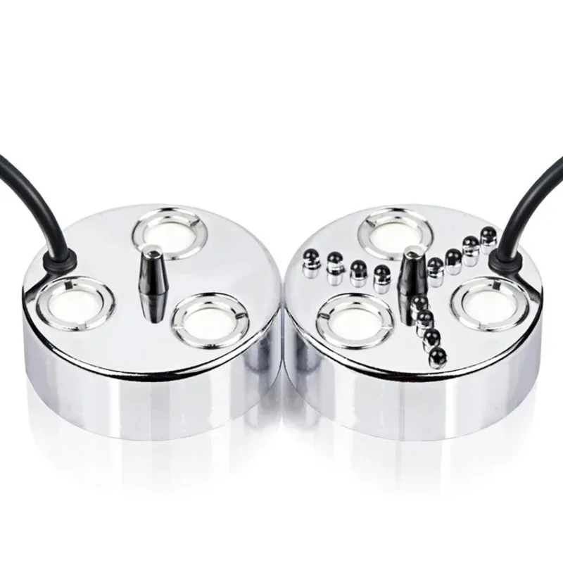 3 Head Mist Maker Ultrasonic Mist Fogger Air Humidifier Water Fountain Fog Maker Machine Stainless Steel Fogger 5