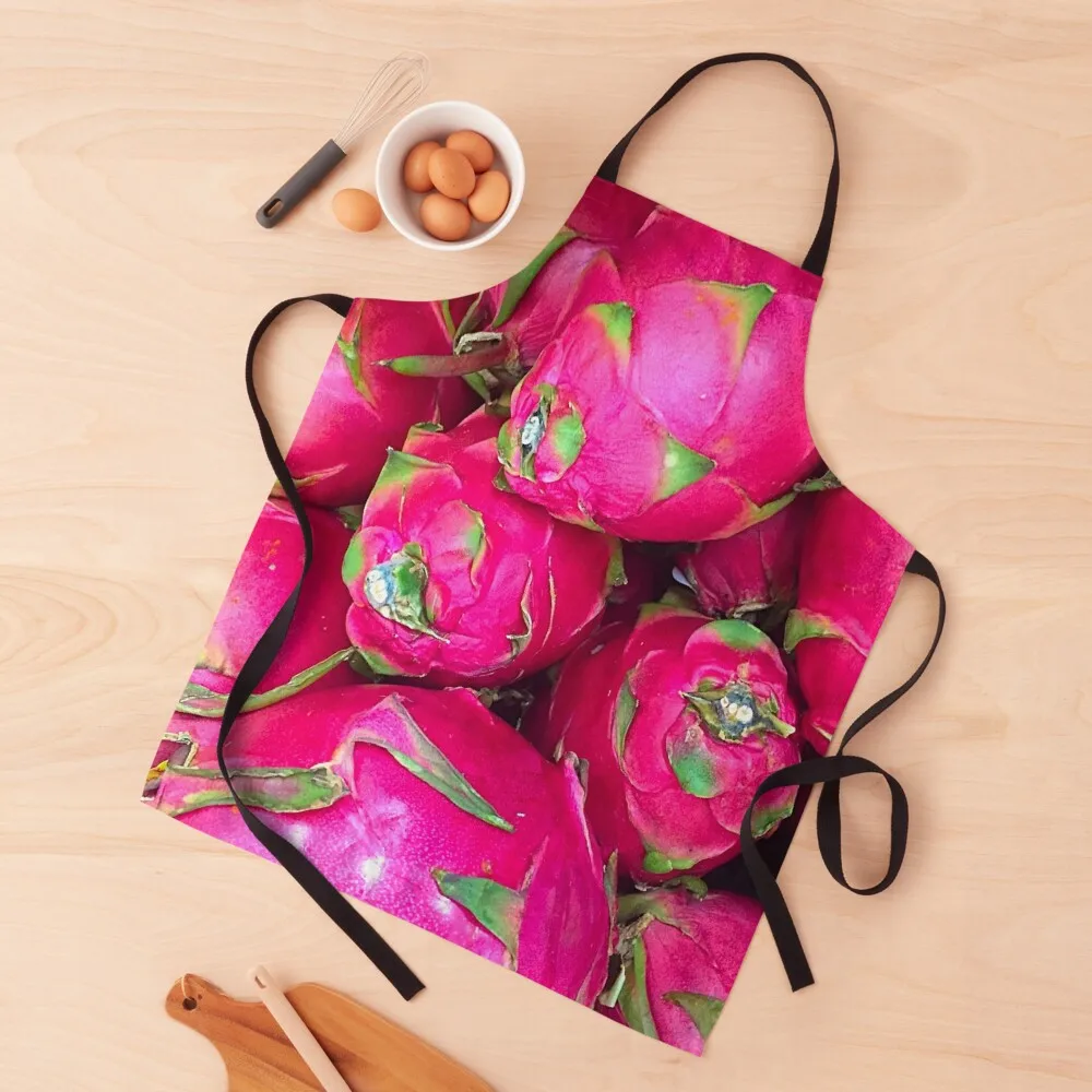 

Dragonfruit 3 Apron kitchen clothes for men Professional Barber Novelties Kitchen And Home Restaurant Kitchen Equipment Apron