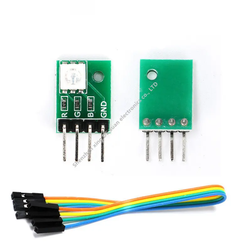 1 Pz Rgb Led Breakout Module Modulo Rgb Full Color Colorful 5050 Smd Tricolore Led 3.3-5V
