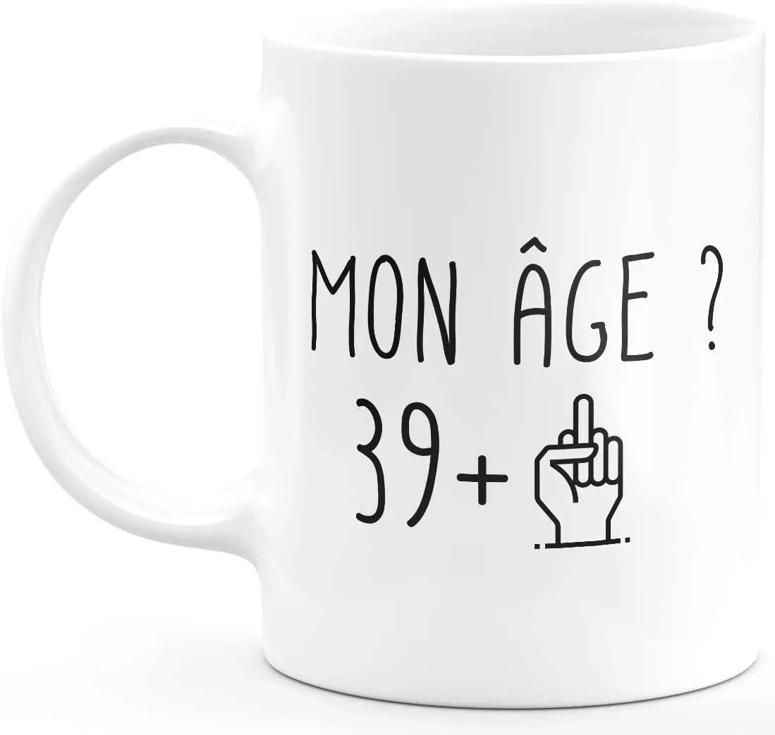 Ceramic Mug 30 40 50 Years Funny Birthday Gift Men Women Humor Original Gift Drinking Cup