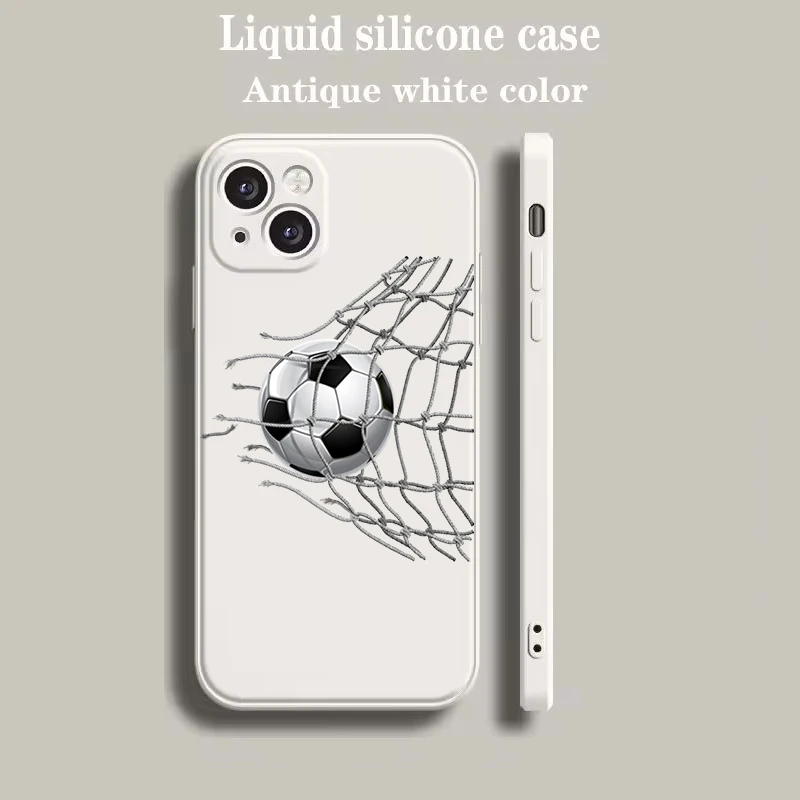 Luxury Silicone Football Phone Case - Premium Sport Design Cover