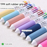 LANGUO Multicolor Pens 28/30 Colors 10-in-1 Colored Ballpoint Pen 0.8mm Fine Point Smooth Writing Retractable Ballpoint Pen 6