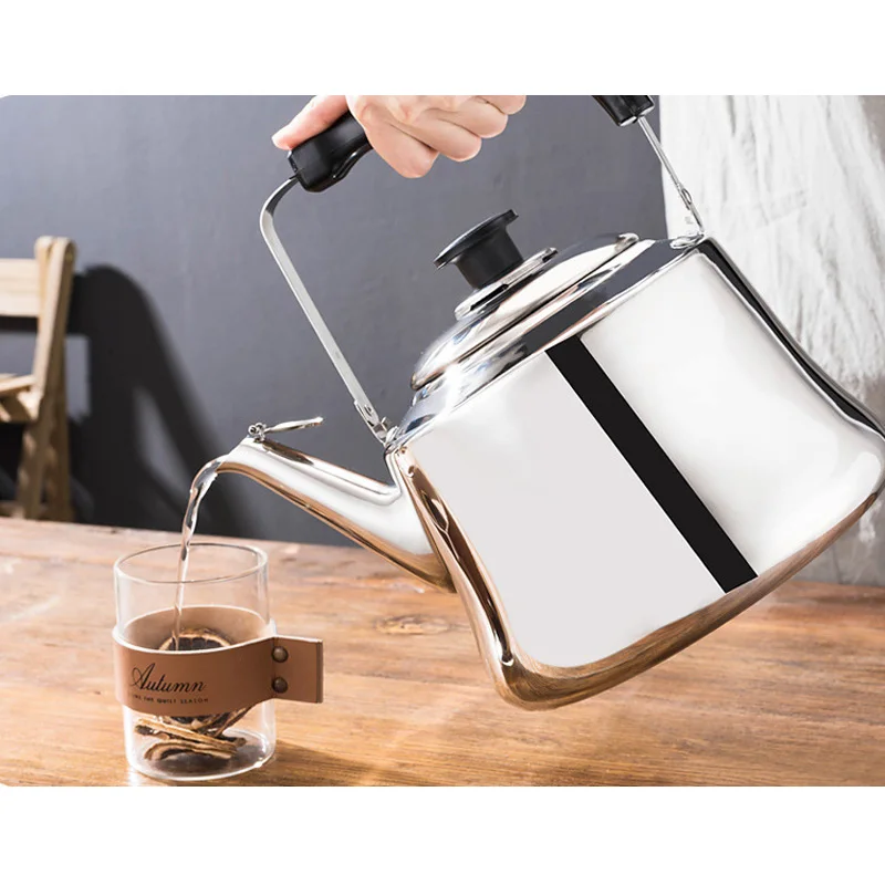 1L/1.5L/2L/3L/4L Stainless Steel Water Kettle Thicken Tea Pot Tea Kettle for Gas Stove Induction Cooker Kitchenware