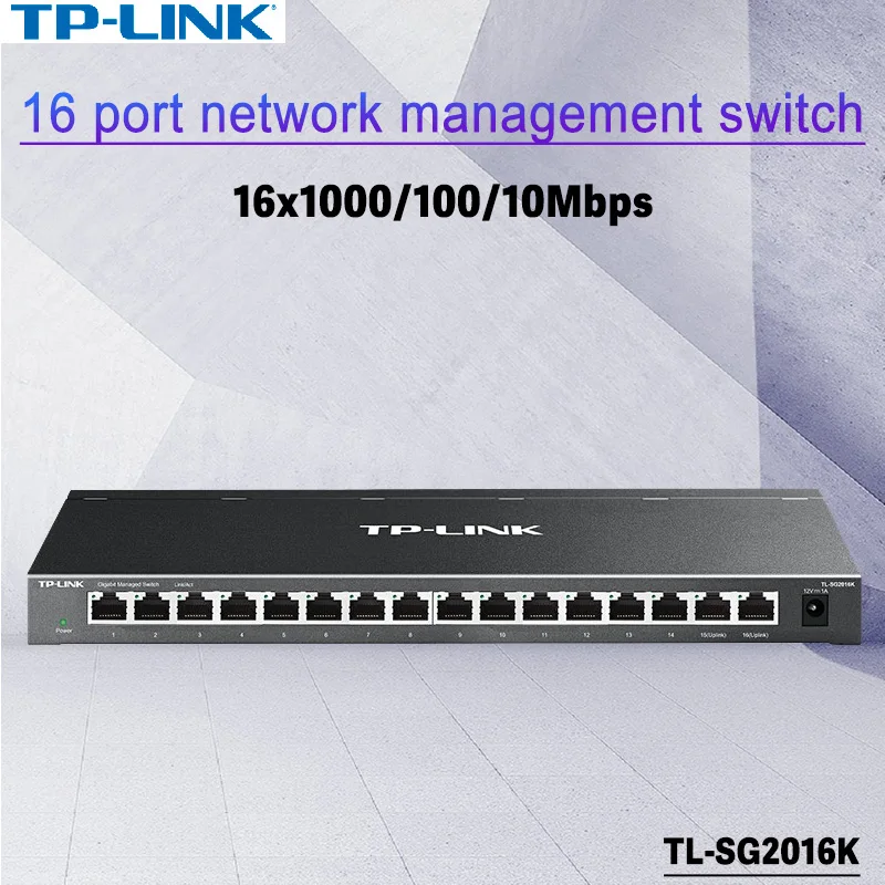 LANポートTP-LINK,16ギガビット,rj45,10/100/1000Mbps,Webネットワーク管理,vlan,qos,イーサネットスイッチ  Aliexpress