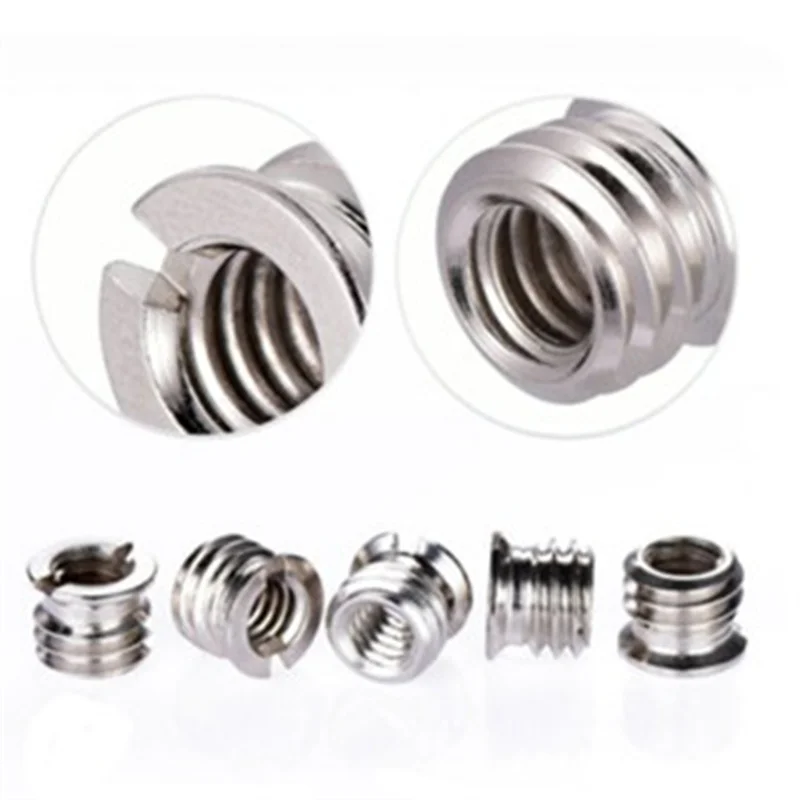 10pcs 1/4" to 3/8" Convert Screw Adapter for Tripod