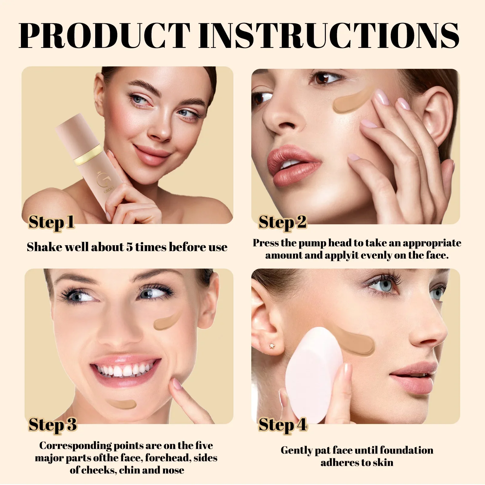 Waterproof Full Coverage Concealer 30ml Smoothing Brightener Dark Face Liquid Makeup Natural Finish Longwear_voghion.com