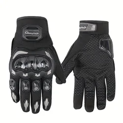 All - Purpose Anti - Slip, Wear - Resistant Protective Gloves for Versatile Outdoor Activities (Black)
