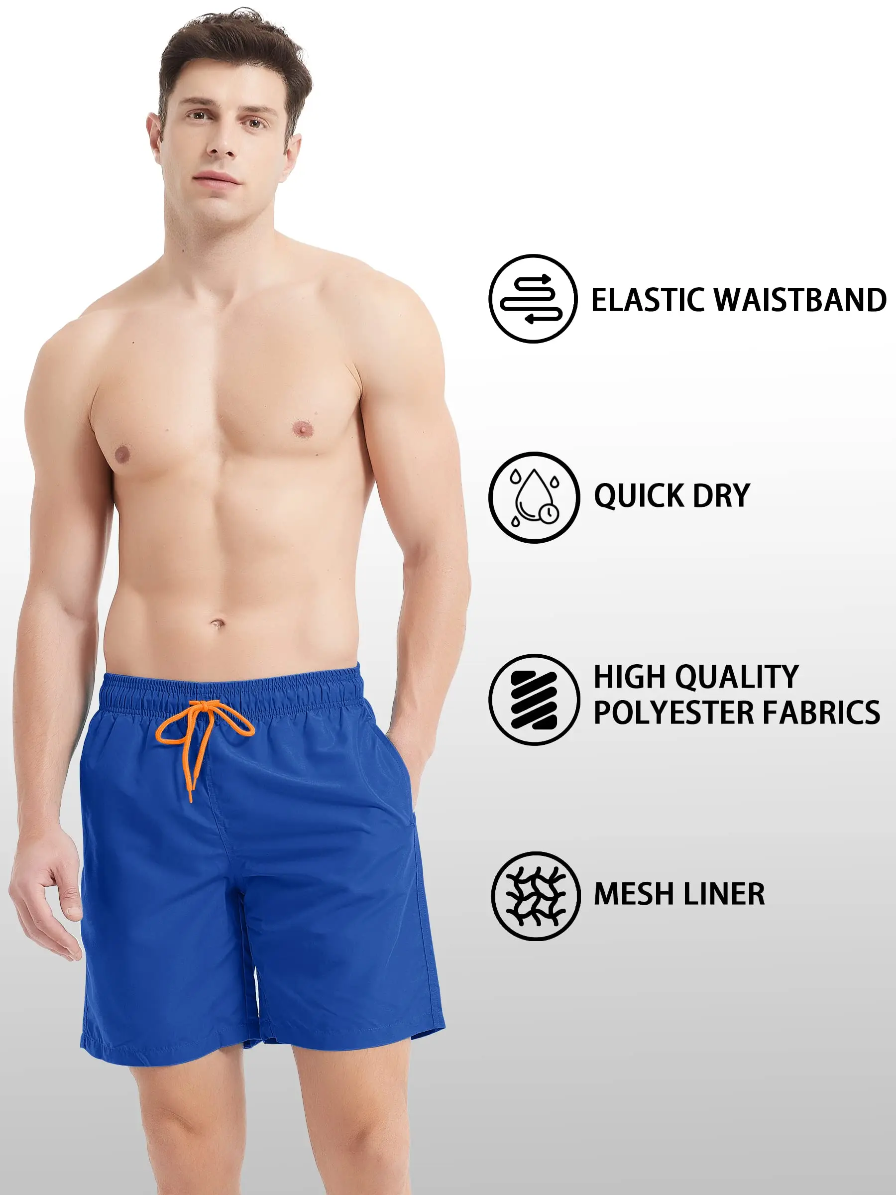 Board Swim Shorts Mens Casual