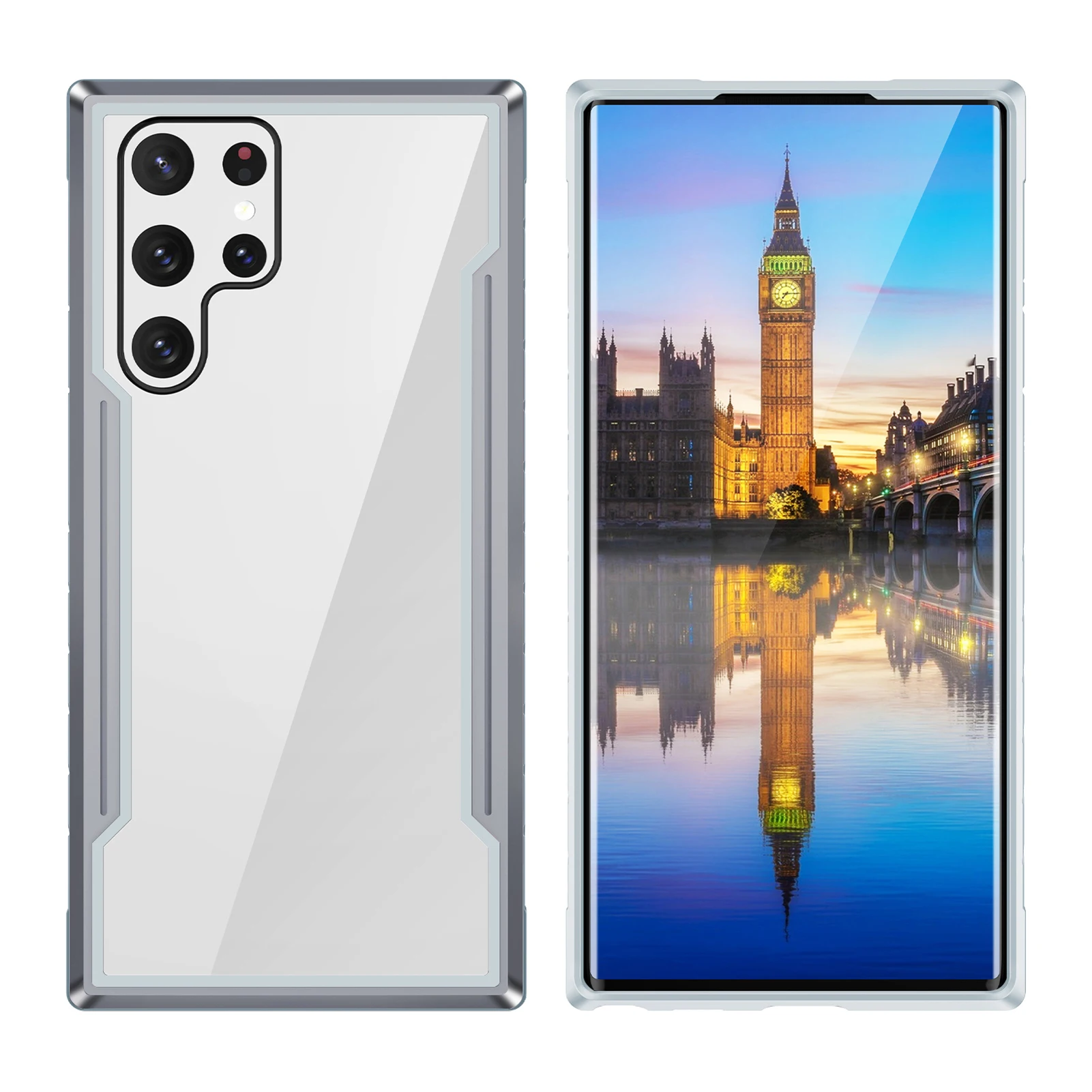 

Прозрачный чехол для Samsung GalaxyS22 Ultra 5G | Чехол с полной защитой 6,8 дюйма | Ультратонкий прозрачный чехол 3D Feel