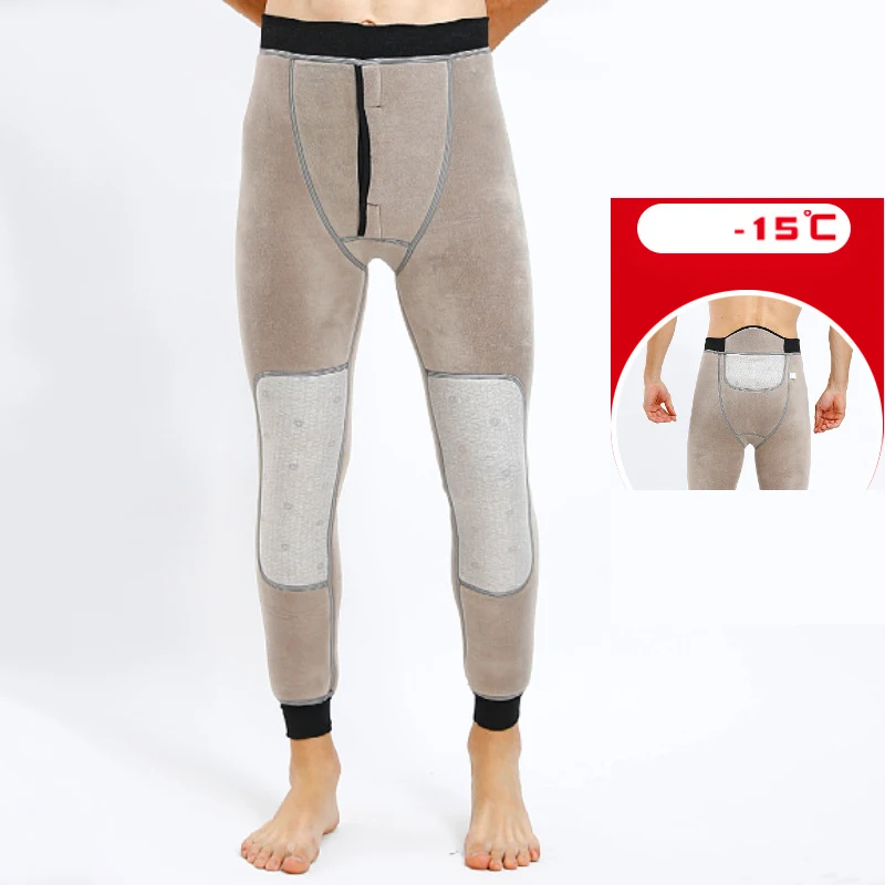 

Plus Size 630g Super Thick Mens Thermal Pants Long Johns Underwear Bottoms for Men 4xl Winter Pants Cotton Soft Warm Pajamas