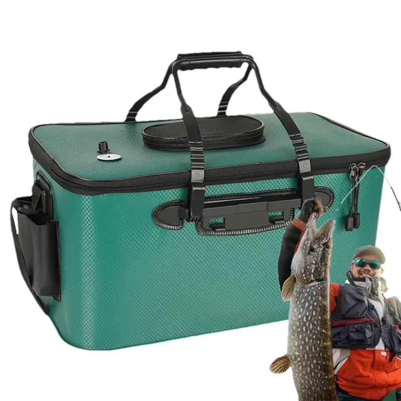 Fish Cooler HASMI Bait Bucket Fishing Gear Storage Luggage