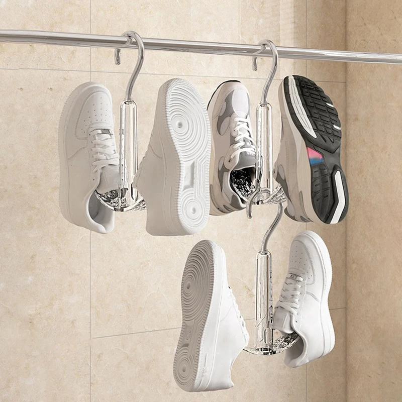 Rotating Multifunctional Shoe Drying Rack Light Luxury Fashion Styling Light Luxury Fashion Styling Shoe Rack Shelf Balcony