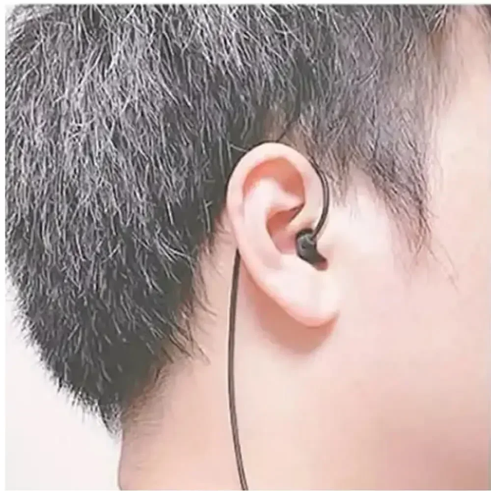 Single Side Earbud Mono Earpiece With Microphone for HandsFree Call Comfort Silicone Tip, for Driving Sport Running Cycling 4