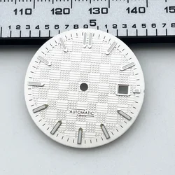 Elegant 31mm Grid - Patterned Round Watch Dial - 31mm (A3)