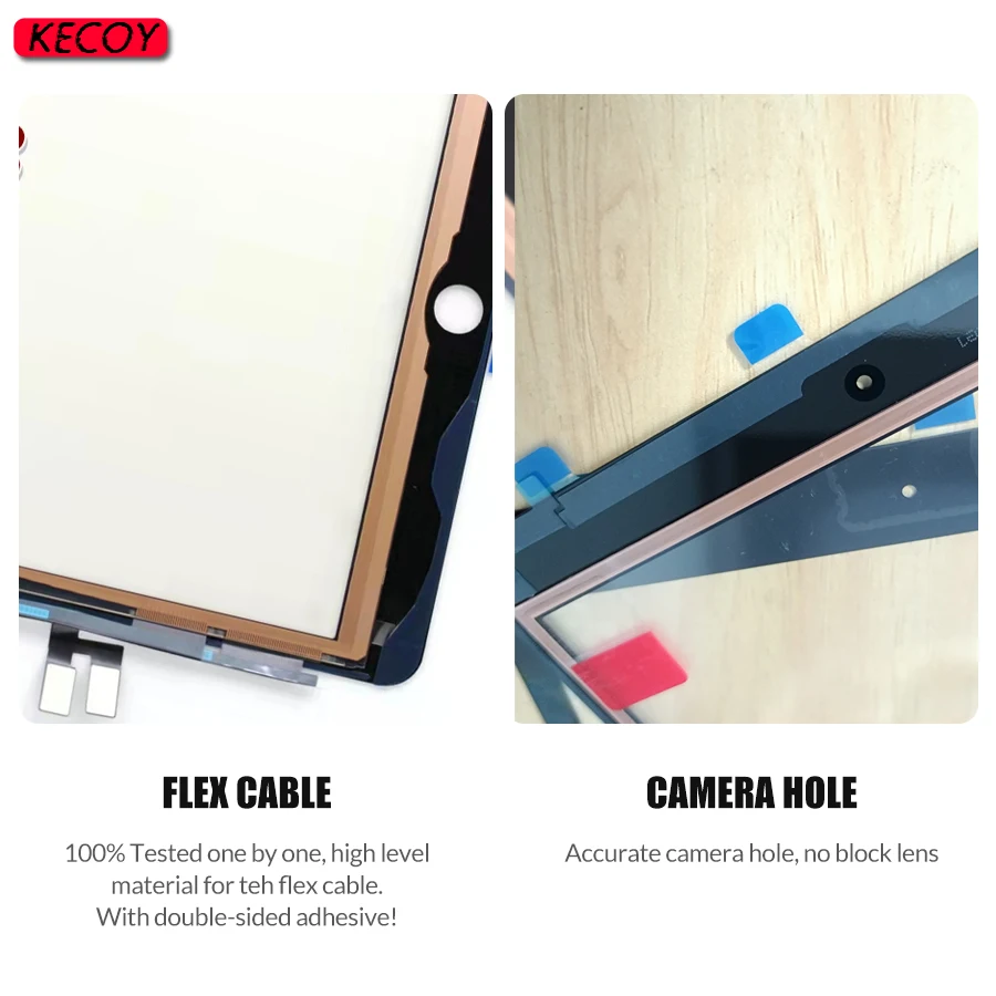 Digitador Frontal da Tela Sensível ao Toque Sensor de Vidro Display de Substituição Touchscreen Fit para Ipad ° A2602 A2603 A2604 A2605 10.2 Polegadas 2023 1pc - Imagem 2