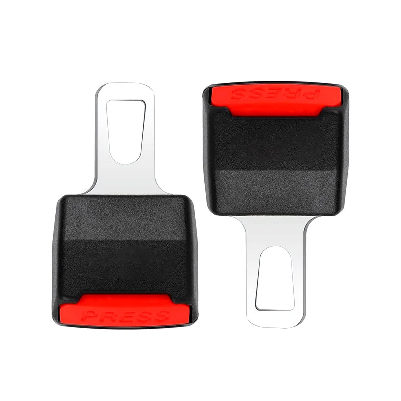 2개입 자동차 안전벨트 클립 연장 플러그 자동차 안전 시트 잠금 버클 안전벨트 클립 연장기  자동차 시트 액세서리