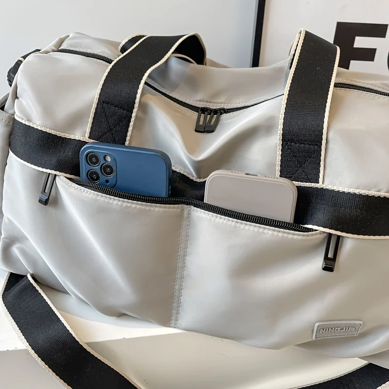 New Large Capacity Women Travel Tote Independent Shoe Warehouse Shoulder Bag For Women Dry-wet Separation Fitness Bag Yoga