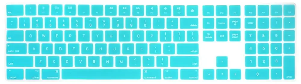 Apple Magic Keyboard Silicone Cover - US English Numeric Pad Edition, Multicolor