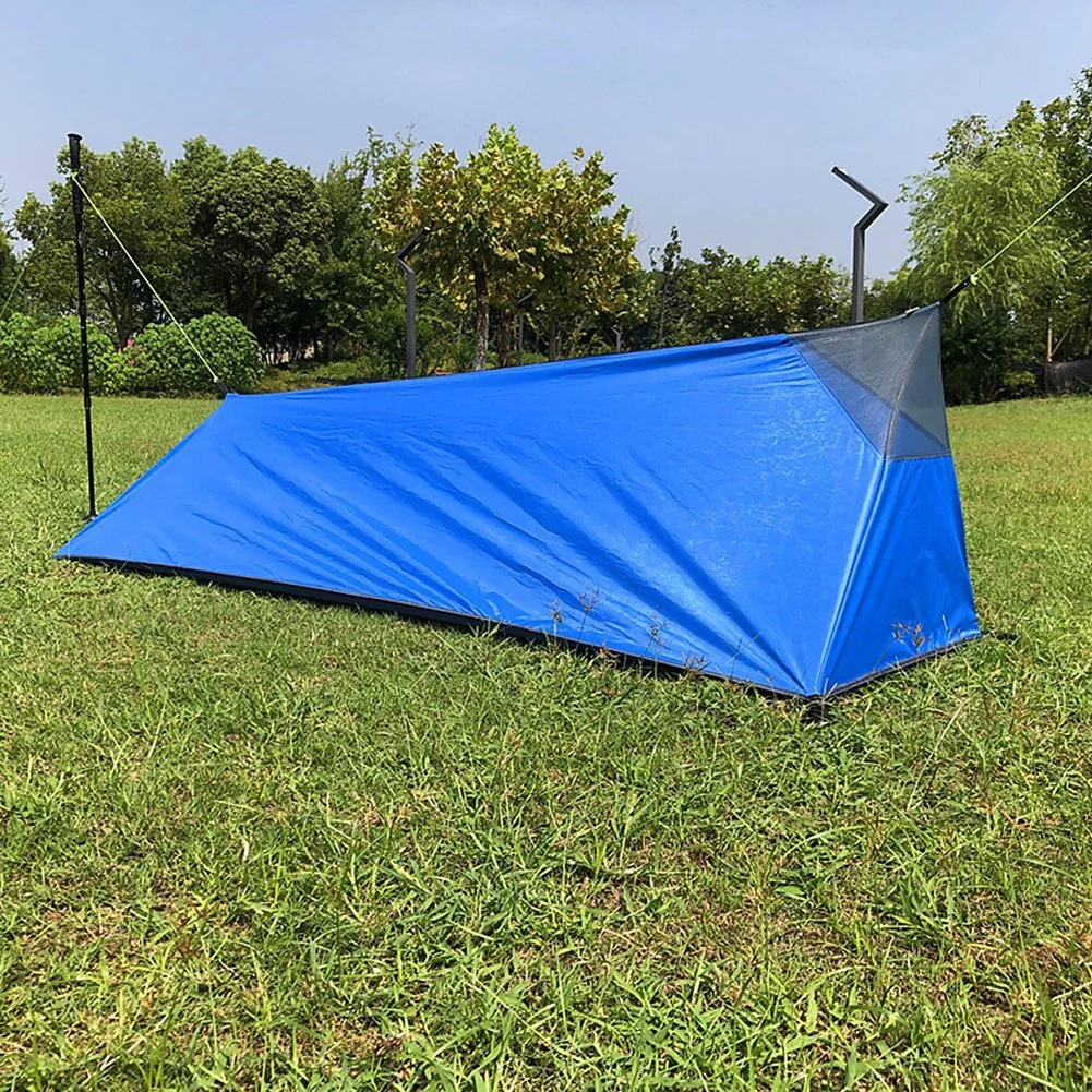 

1pc Ultralight Outdoor Camping Tent Summer Single Person Mesh Inner Vents Net 210D Oxford Cloth PU3000 Waterproof Tent Accessory