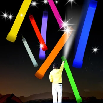 10pcs 6Inch Glow Light Sticks Outdoor Survival Tool Warning Lamp Hiking SOS Gear Tactical Equipment Concert Party Light Stick 5