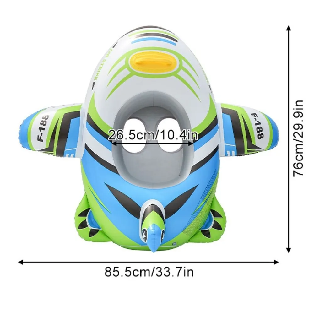 Aircraft Shape Baby Swim Ring Circle Seat Inflatable Toy Baby Swimming Float Seat Tube Design Floating