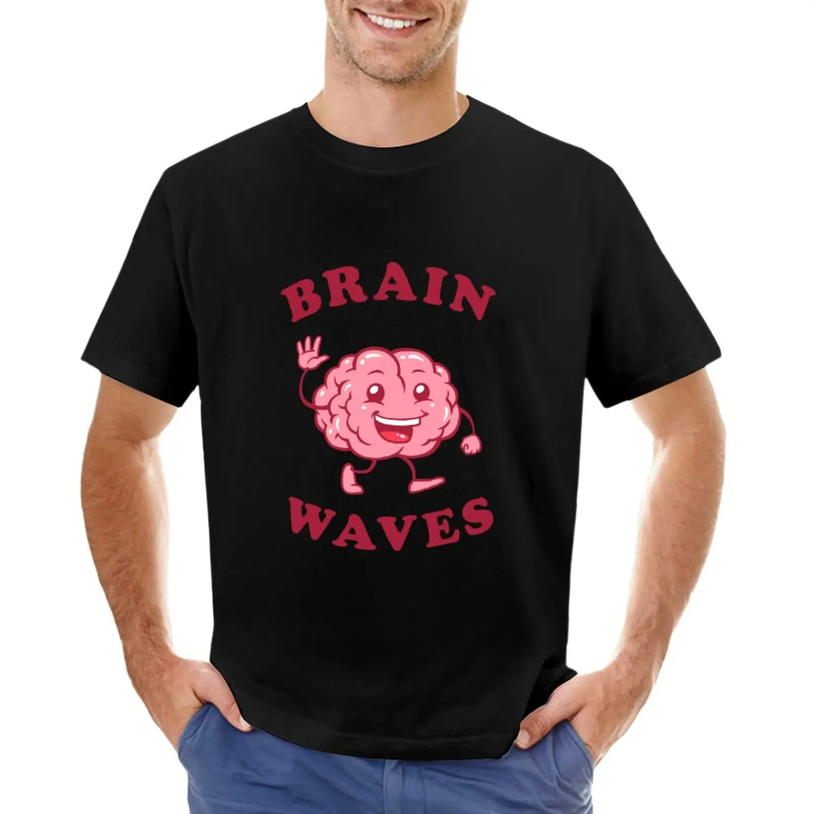 

Brain Waves T-Shirt quick drying shirt t-shirts man black t shirts for men