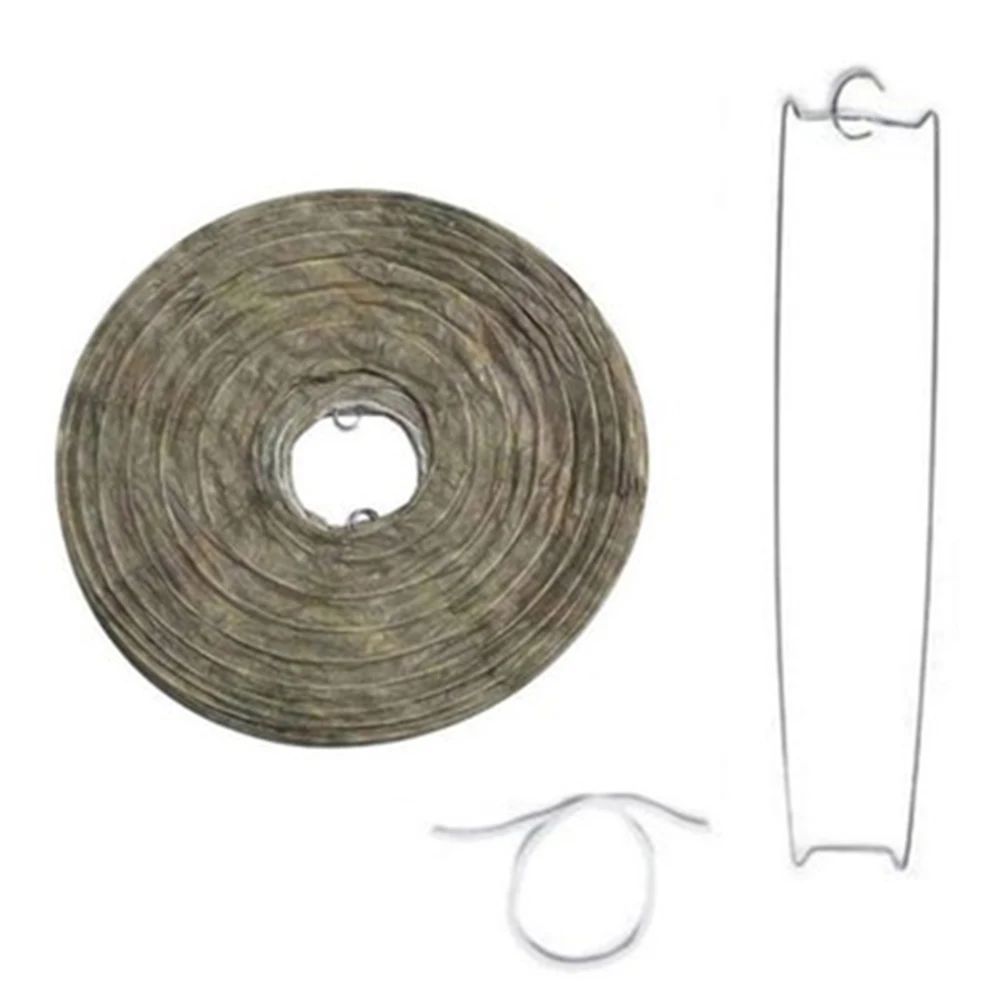 5-1PC Hanging Wasp Nest Decoy Outdoor Waterproof Fake Wasp Nest Decoy Hornets Insects Paper Drive Beehive Lantern
