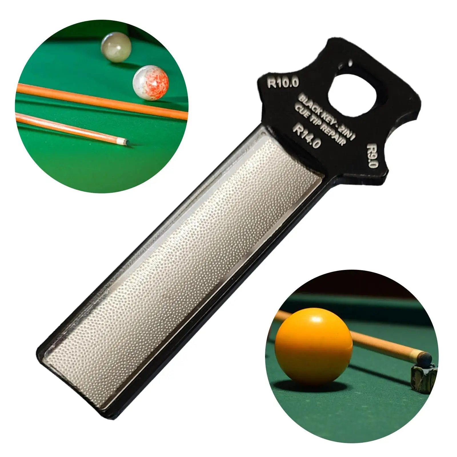 Pool Cue Shaper Improve Cue Accuracy Wear Resistant Snooker Cue Tip Shaper