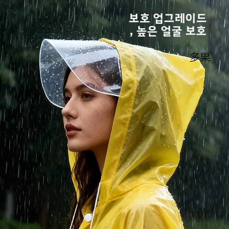 일회용 긴 비옷 전신 전기 자동차 특수 성인용 겉옷 남성 여성 스타일 심플한 디..