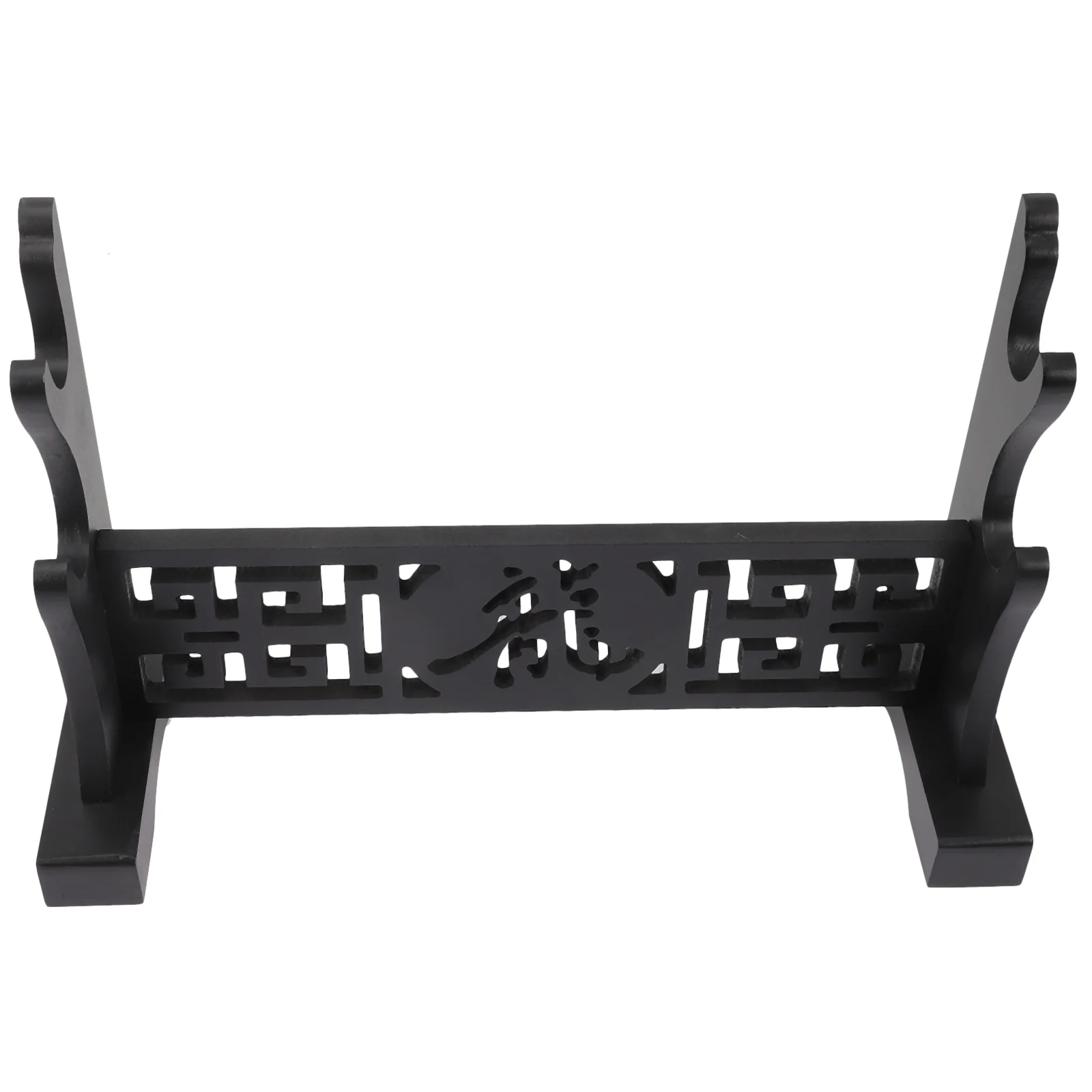 

Woodsy Decor Home Supply Desktop Stand Hollow Out Accessory Bracket Decorative Holder Wooden Household