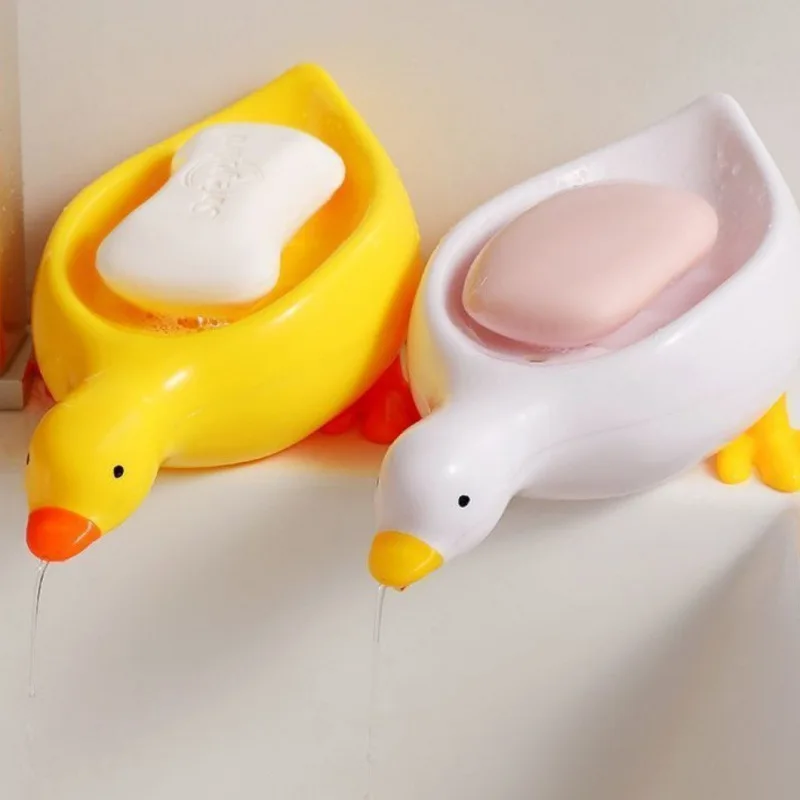 Plastic Soap Dish Self-Draining Holder for Shower