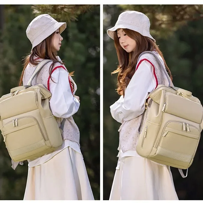 Baby Travel Backpack Diaper Mummy Bag Large Capacity Nappy Bag Material Handbag For Baby Outdoor Travel Bag For Baby Care Stuff