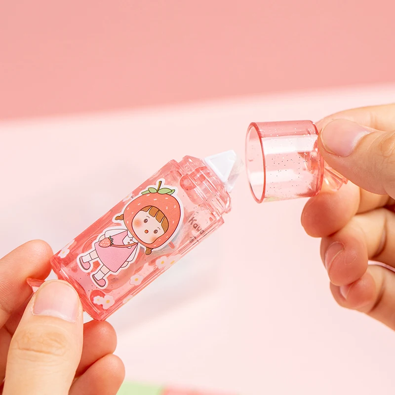 B-SHAMO 캔디 모양 접착제 롤러 테이프, 양면 영구 접착제 테이프, 사진 앨범 카드 제작용 스크랩북 러너