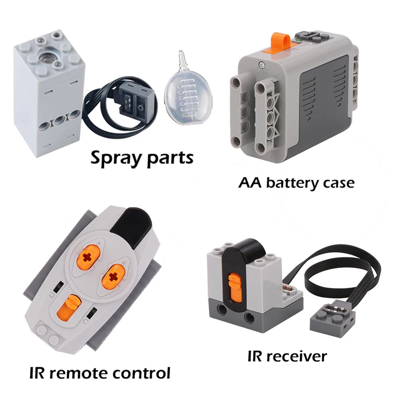 Technical Smoke Motor Sprayer for Building Blocks and MOC Sets