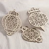 2D Flat Golden Ramadan Wall Pendant Eid Hanging Acrylic home Decor Eid Al Fitr Muslim Islamic Party Supplies Eid Al Adha Gift 4